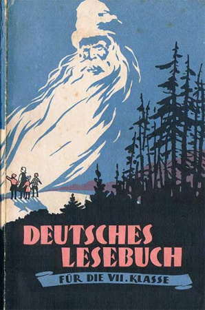 Книга для чтения на немецком языке в 7 классе (Шефер) 1970 год