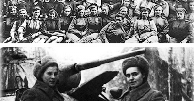 Советская женщина и война