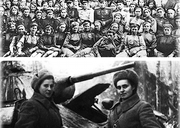 Советская женщина и война