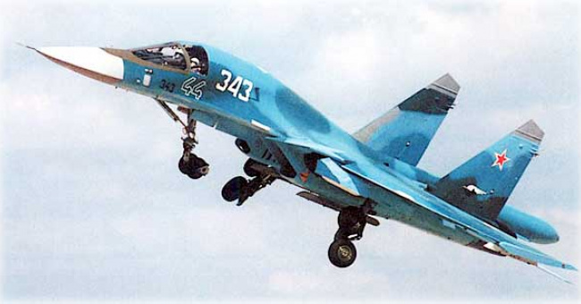 Истребитель – бомбардировщик Су-34