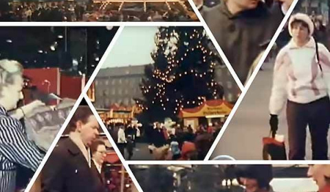 ? ГДР, Берлин 1984 - Торговля в  республике накануне Нового Года