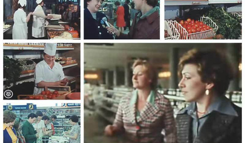 ? Совхоз «Московский» 1978 - о работе нового универсама