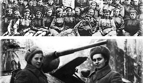 Советская женщина и война